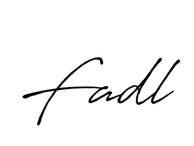 Also we have Fadl name is the best signature style. Create professional handwritten signature collection using Antro_Vectra_Bolder autograph style. Fadl signature style 7 images and pictures png