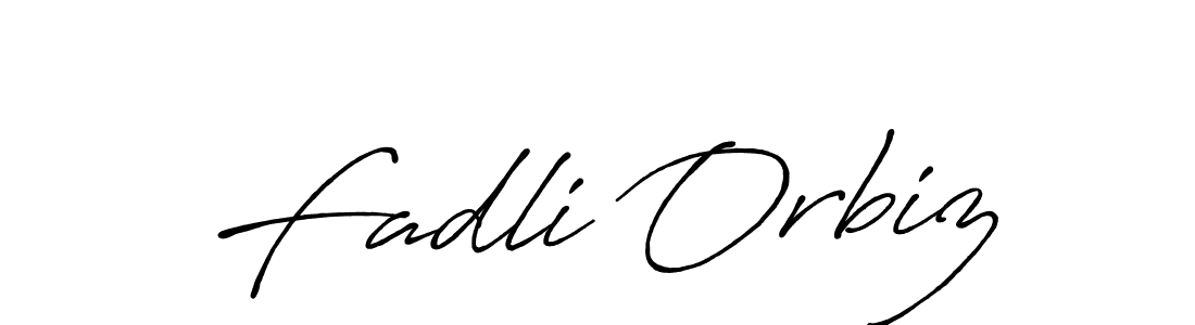 Fadli Orbiz stylish signature style. Best Handwritten Sign (Antro_Vectra_Bolder) for my name. Handwritten Signature Collection Ideas for my name Fadli Orbiz. Fadli Orbiz signature style 7 images and pictures png