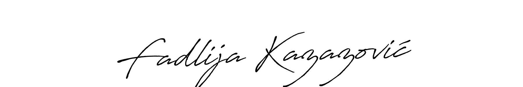 How to make Fadlija Kazazović signature? Antro_Vectra_Bolder is a professional autograph style. Create handwritten signature for Fadlija Kazazović name. Fadlija Kazazović signature style 7 images and pictures png