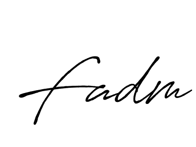 Once you've used our free online signature maker to create your best signature Antro_Vectra_Bolder style, it's time to enjoy all of the benefits that Fadm name signing documents. Fadm signature style 7 images and pictures png