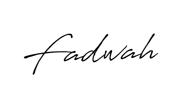 Create a beautiful signature design for name Fadwah. With this signature (Antro_Vectra_Bolder) fonts, you can make a handwritten signature for free. Fadwah signature style 7 images and pictures png