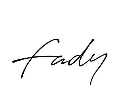 How to make Fady name signature. Use Antro_Vectra_Bolder style for creating short signs online. This is the latest handwritten sign. Fady signature style 7 images and pictures png