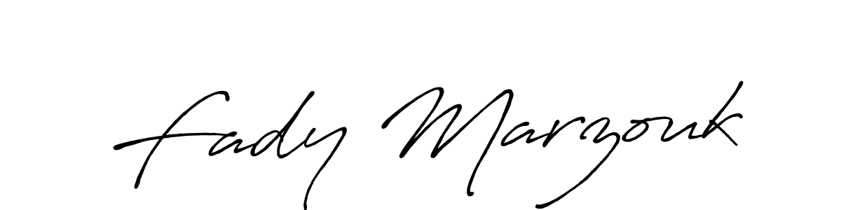 Design your own signature with our free online signature maker. With this signature software, you can create a handwritten (Antro_Vectra_Bolder) signature for name Fady Marzouk. Fady Marzouk signature style 7 images and pictures png