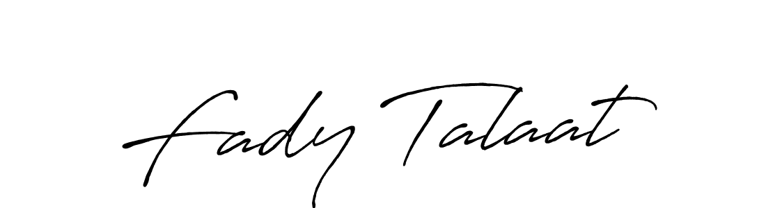 Design your own signature with our free online signature maker. With this signature software, you can create a handwritten (Antro_Vectra_Bolder) signature for name Fady Talaat. Fady Talaat signature style 7 images and pictures png