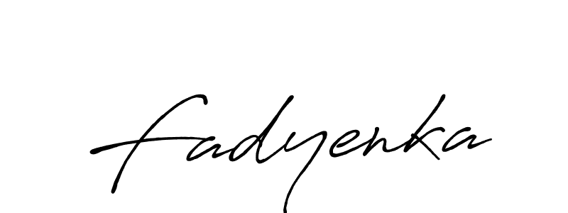 Similarly Antro_Vectra_Bolder is the best handwritten signature design. Signature creator online .You can use it as an online autograph creator for name Fadyenka. Fadyenka signature style 7 images and pictures png