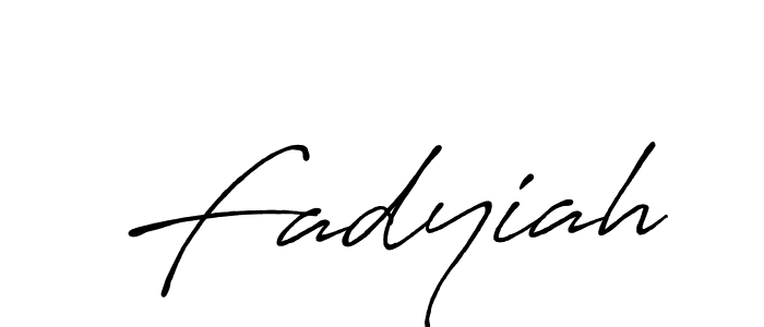 Design your own signature with our free online signature maker. With this signature software, you can create a handwritten (Antro_Vectra_Bolder) signature for name Fadyiah. Fadyiah signature style 7 images and pictures png