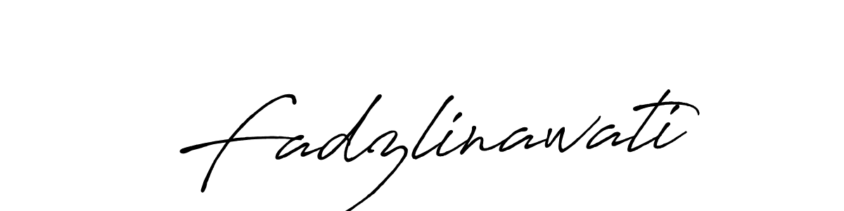 Create a beautiful signature design for name Fadzlinawati. With this signature (Antro_Vectra_Bolder) fonts, you can make a handwritten signature for free. Fadzlinawati signature style 7 images and pictures png