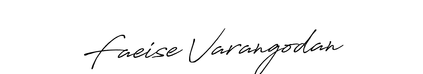 Faeise Varangodan stylish signature style. Best Handwritten Sign (Antro_Vectra_Bolder) for my name. Handwritten Signature Collection Ideas for my name Faeise Varangodan. Faeise Varangodan signature style 7 images and pictures png