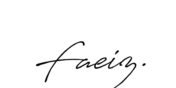 Also You can easily find your signature by using the search form. We will create Faeiz. name handwritten signature images for you free of cost using Antro_Vectra_Bolder sign style. Faeiz. signature style 7 images and pictures png