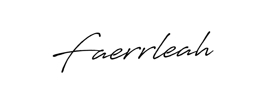 Design your own signature with our free online signature maker. With this signature software, you can create a handwritten (Antro_Vectra_Bolder) signature for name Faerrleah. Faerrleah signature style 7 images and pictures png