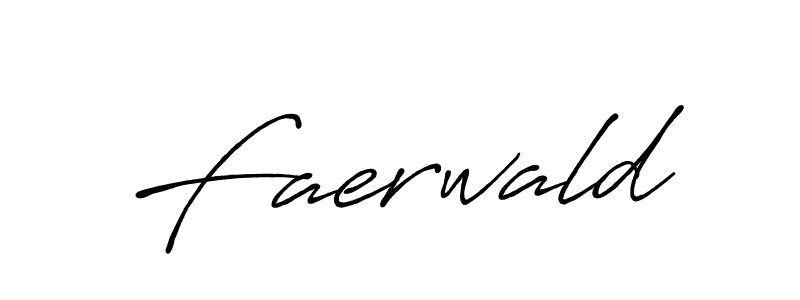 Use a signature maker to create a handwritten signature online. With this signature software, you can design (Antro_Vectra_Bolder) your own signature for name Faerwald. Faerwald signature style 7 images and pictures png