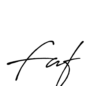 Also we have Faf name is the best signature style. Create professional handwritten signature collection using Antro_Vectra_Bolder autograph style. Faf signature style 7 images and pictures png