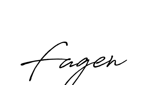 Create a beautiful signature design for name Fagen. With this signature (Antro_Vectra_Bolder) fonts, you can make a handwritten signature for free. Fagen signature style 7 images and pictures png