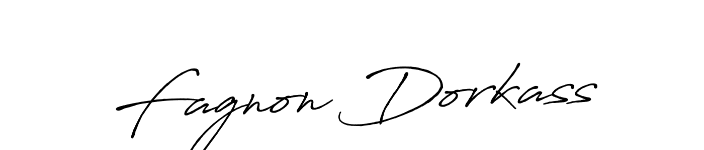 You can use this online signature creator to create a handwritten signature for the name Fagnon Dorkass. This is the best online autograph maker. Fagnon Dorkass signature style 7 images and pictures png