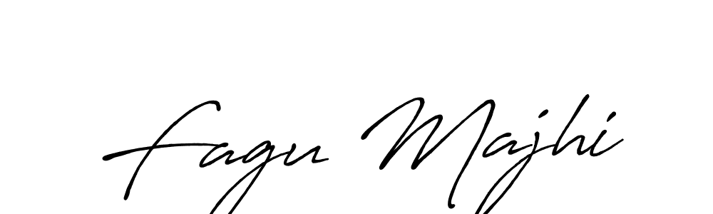 Use a signature maker to create a handwritten signature online. With this signature software, you can design (Antro_Vectra_Bolder) your own signature for name Fagu Majhi. Fagu Majhi signature style 7 images and pictures png