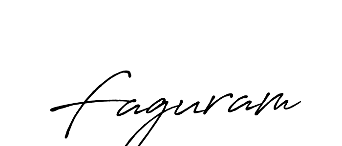 How to make Faguram signature? Antro_Vectra_Bolder is a professional autograph style. Create handwritten signature for Faguram name. Faguram signature style 7 images and pictures png