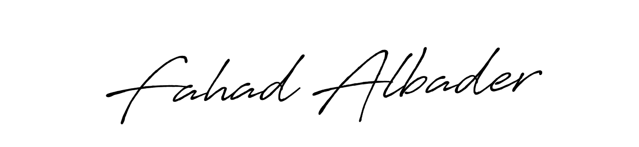 It looks lik you need a new signature style for name Fahad Albader. Design unique handwritten (Antro_Vectra_Bolder) signature with our free signature maker in just a few clicks. Fahad Albader signature style 7 images and pictures png