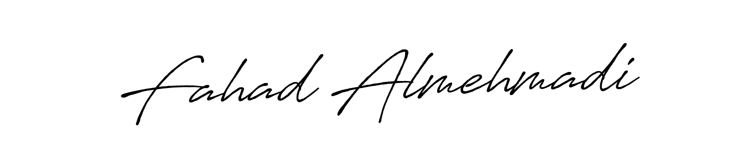 Antro_Vectra_Bolder is a professional signature style that is perfect for those who want to add a touch of class to their signature. It is also a great choice for those who want to make their signature more unique. Get Fahad Almehmadi name to fancy signature for free. Fahad Almehmadi signature style 7 images and pictures png