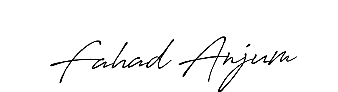 The best way (Antro_Vectra_Bolder) to make a short signature is to pick only two or three words in your name. The name Fahad Anjum include a total of six letters. For converting this name. Fahad Anjum signature style 7 images and pictures png