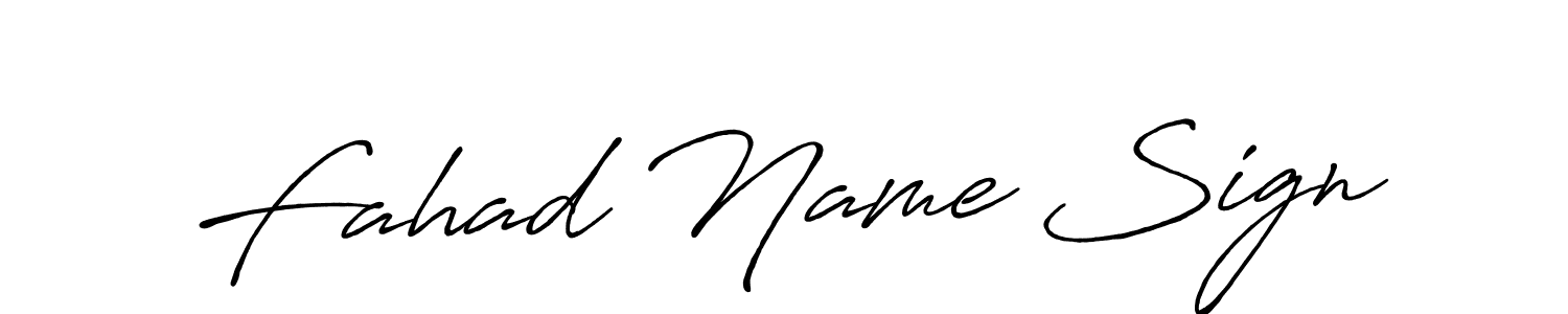 Fahad Name Sign stylish signature style. Best Handwritten Sign (Antro_Vectra_Bolder) for my name. Handwritten Signature Collection Ideas for my name Fahad Name Sign. Fahad Name Sign signature style 7 images and pictures png