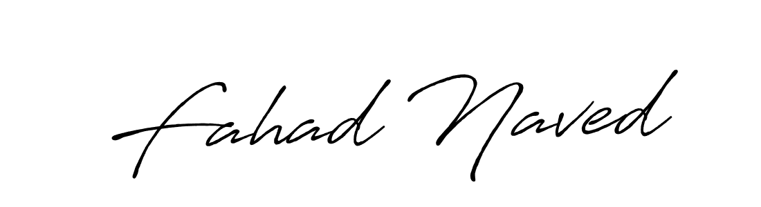 Make a short Fahad Naved signature style. Manage your documents anywhere anytime using Antro_Vectra_Bolder. Create and add eSignatures, submit forms, share and send files easily. Fahad Naved signature style 7 images and pictures png