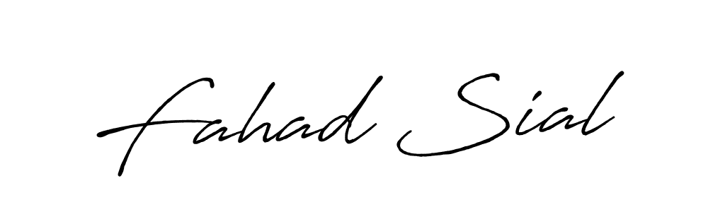 It looks lik you need a new signature style for name Fahad Sial. Design unique handwritten (Antro_Vectra_Bolder) signature with our free signature maker in just a few clicks. Fahad Sial signature style 7 images and pictures png