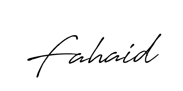 Fahaid stylish signature style. Best Handwritten Sign (Antro_Vectra_Bolder) for my name. Handwritten Signature Collection Ideas for my name Fahaid. Fahaid signature style 7 images and pictures png