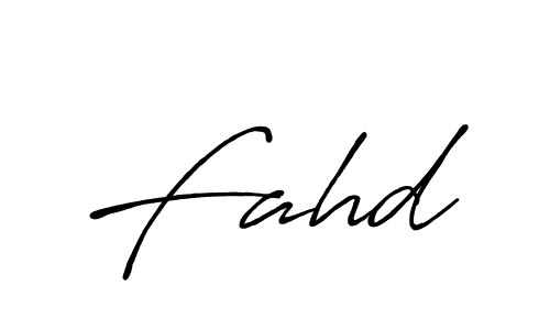 Also we have Fahd  name is the best signature style. Create professional handwritten signature collection using Antro_Vectra_Bolder autograph style. Fahd  signature style 7 images and pictures png
