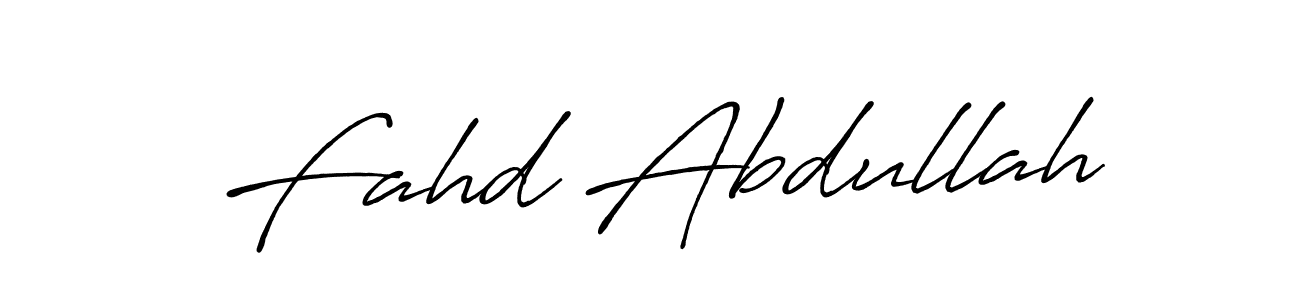 Use a signature maker to create a handwritten signature online. With this signature software, you can design (Antro_Vectra_Bolder) your own signature for name Fahd Abdullah. Fahd Abdullah signature style 7 images and pictures png