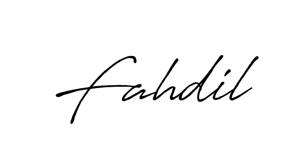Also we have Fahdil name is the best signature style. Create professional handwritten signature collection using Antro_Vectra_Bolder autograph style. Fahdil signature style 7 images and pictures png