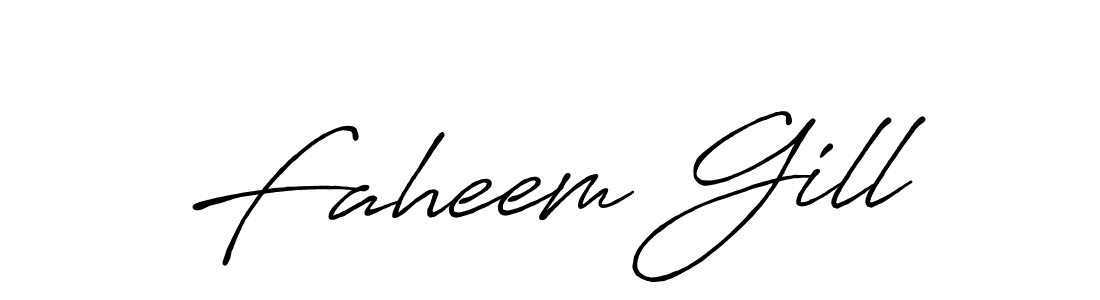 if you are searching for the best signature style for your name Faheem Gill. so please give up your signature search. here we have designed multiple signature styles  using Antro_Vectra_Bolder. Faheem Gill signature style 7 images and pictures png