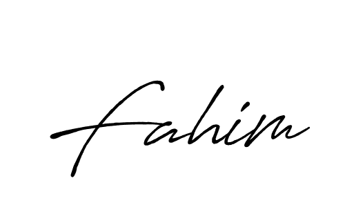 Create a beautiful signature design for name Fahim. With this signature (Antro_Vectra_Bolder) fonts, you can make a handwritten signature for free. Fahim signature style 7 images and pictures png