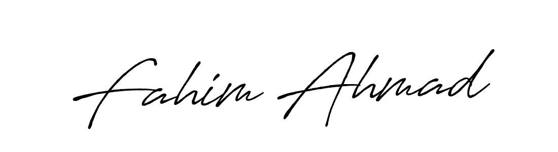 Make a beautiful signature design for name Fahim Ahmad. Use this online signature maker to create a handwritten signature for free. Fahim Ahmad signature style 7 images and pictures png