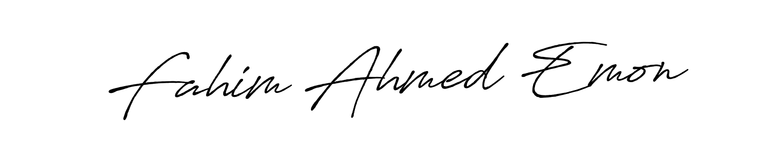 Similarly Antro_Vectra_Bolder is the best handwritten signature design. Signature creator online .You can use it as an online autograph creator for name Fahim Ahmed Emon. Fahim Ahmed Emon signature style 7 images and pictures png