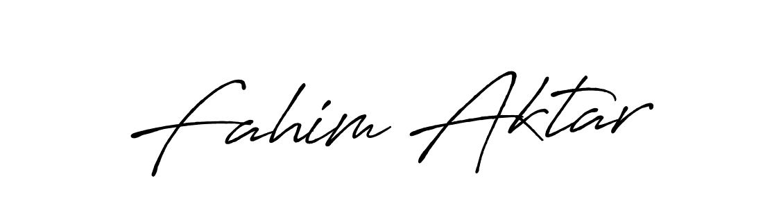 It looks lik you need a new signature style for name Fahim Aktar. Design unique handwritten (Antro_Vectra_Bolder) signature with our free signature maker in just a few clicks. Fahim Aktar signature style 7 images and pictures png