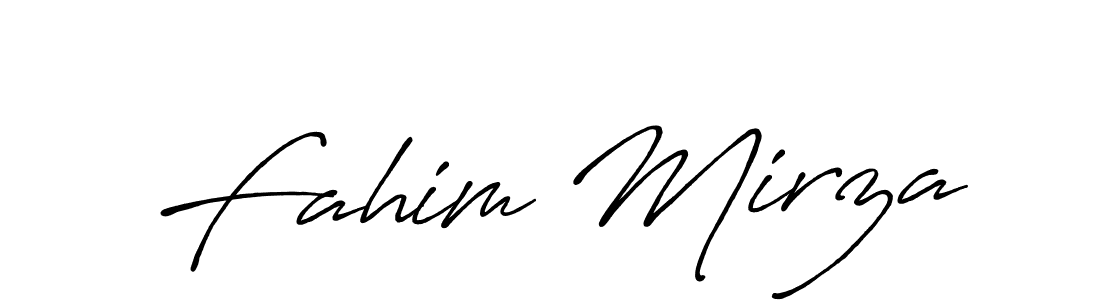 Once you've used our free online signature maker to create your best signature Antro_Vectra_Bolder style, it's time to enjoy all of the benefits that Fahim Mirza name signing documents. Fahim Mirza signature style 7 images and pictures png