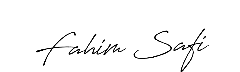 Design your own signature with our free online signature maker. With this signature software, you can create a handwritten (Antro_Vectra_Bolder) signature for name Fahim Safi. Fahim Safi signature style 7 images and pictures png