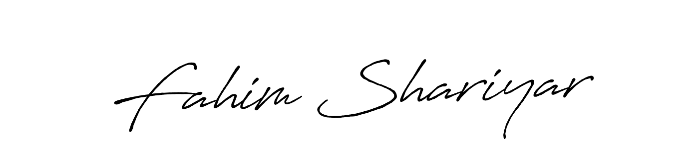 Make a short Fahim Shariyar signature style. Manage your documents anywhere anytime using Antro_Vectra_Bolder. Create and add eSignatures, submit forms, share and send files easily. Fahim Shariyar signature style 7 images and pictures png