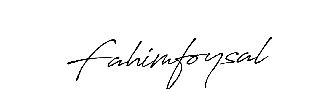 Use a signature maker to create a handwritten signature online. With this signature software, you can design (Antro_Vectra_Bolder) your own signature for name Fahimfoysal. Fahimfoysal signature style 7 images and pictures png