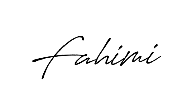 Fahimi stylish signature style. Best Handwritten Sign (Antro_Vectra_Bolder) for my name. Handwritten Signature Collection Ideas for my name Fahimi. Fahimi signature style 7 images and pictures png