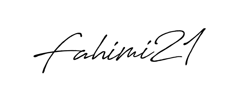 Also we have Fahimi21 name is the best signature style. Create professional handwritten signature collection using Antro_Vectra_Bolder autograph style. Fahimi21 signature style 7 images and pictures png