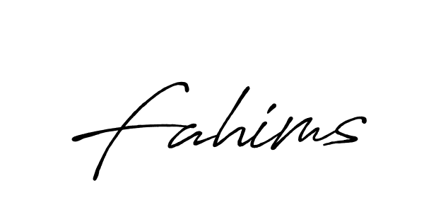 Antro_Vectra_Bolder is a professional signature style that is perfect for those who want to add a touch of class to their signature. It is also a great choice for those who want to make their signature more unique. Get Fahims name to fancy signature for free. Fahims signature style 7 images and pictures png