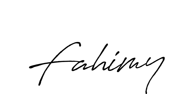 Similarly Antro_Vectra_Bolder is the best handwritten signature design. Signature creator online .You can use it as an online autograph creator for name Fahimy. Fahimy signature style 7 images and pictures png