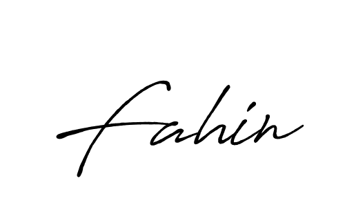 How to make Fahin signature? Antro_Vectra_Bolder is a professional autograph style. Create handwritten signature for Fahin name. Fahin signature style 7 images and pictures png