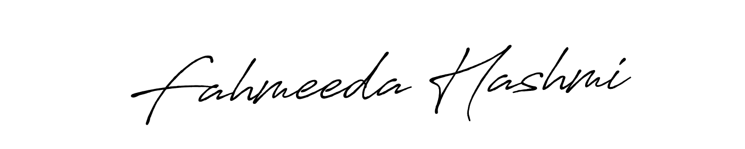 You should practise on your own different ways (Antro_Vectra_Bolder) to write your name (Fahmeeda Hashmi) in signature. don't let someone else do it for you. Fahmeeda Hashmi signature style 7 images and pictures png