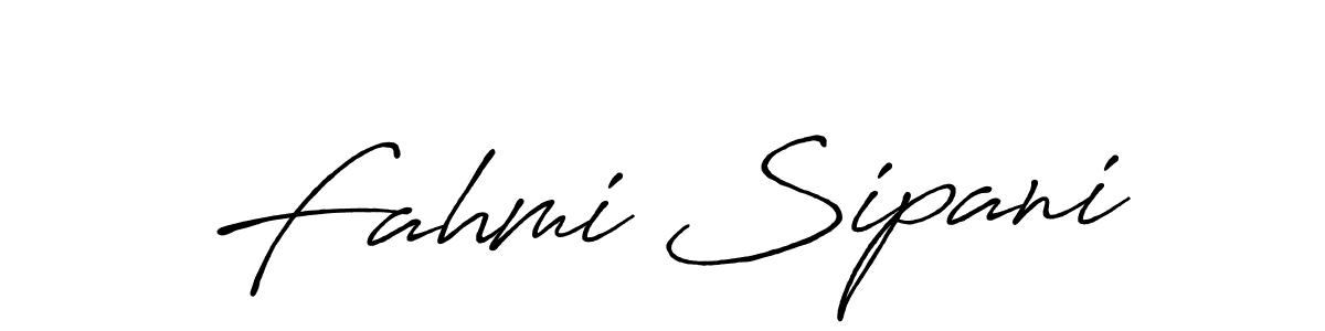 Here are the top 10 professional signature styles for the name Fahmi Sipani. These are the best autograph styles you can use for your name. Fahmi Sipani signature style 7 images and pictures png