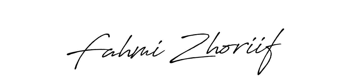 Also You can easily find your signature by using the search form. We will create Fahmi Zhoriif name handwritten signature images for you free of cost using Antro_Vectra_Bolder sign style. Fahmi Zhoriif signature style 7 images and pictures png