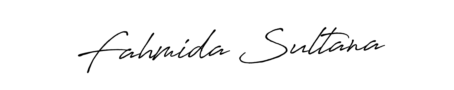 Use a signature maker to create a handwritten signature online. With this signature software, you can design (Antro_Vectra_Bolder) your own signature for name Fahmida Sultana. Fahmida Sultana signature style 7 images and pictures png