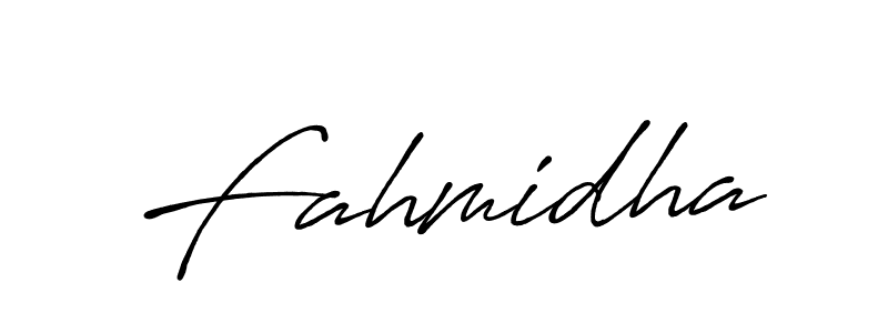 Make a beautiful signature design for name Fahmidha. Use this online signature maker to create a handwritten signature for free. Fahmidha signature style 7 images and pictures png