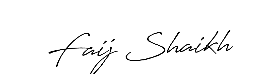 You can use this online signature creator to create a handwritten signature for the name Faij Shaikh. This is the best online autograph maker. Faij Shaikh signature style 7 images and pictures png